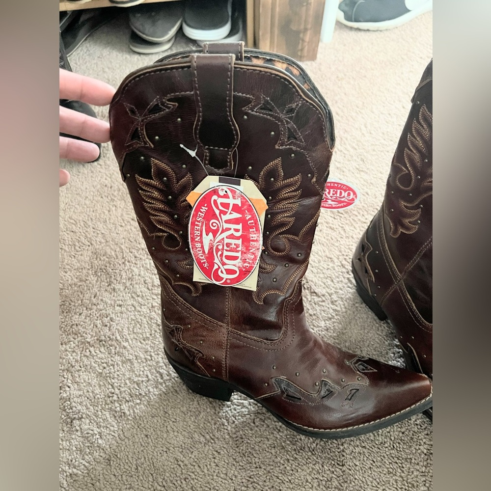 Brand new women’s all leather cowboy boots.